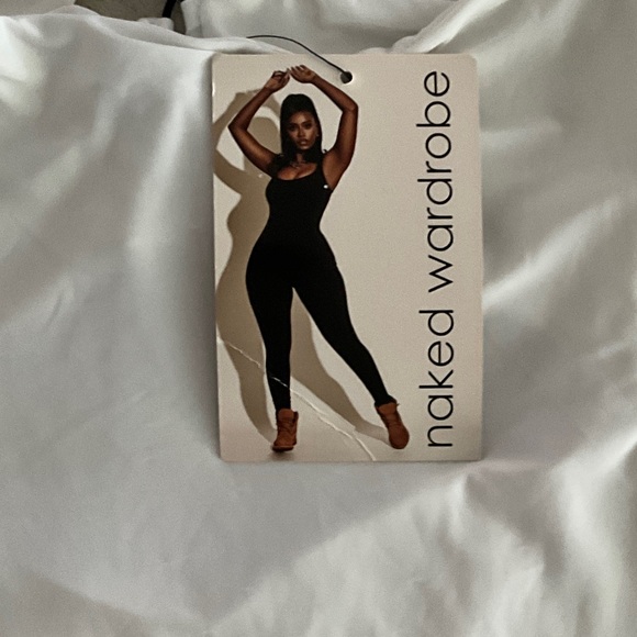 Naked Wardrobe Elegant White Halter Backless Dress - Picture 6 of 7